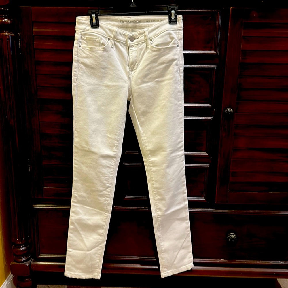 Calvin Klein White Jeans